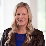 Elaina Johannessen -- Adult woman with shoulder length blond hair smiling for camera