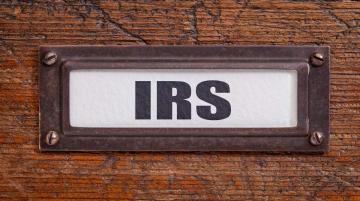 IRS sign